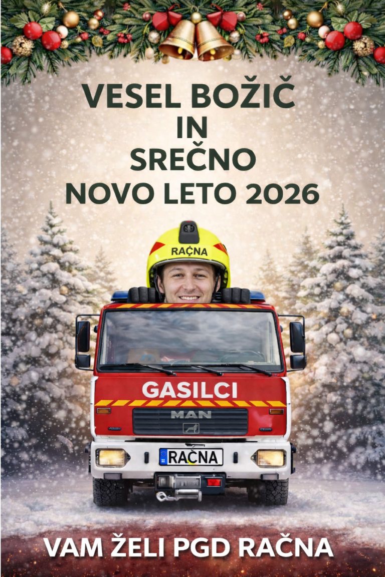 Vesel božič in srečno novo leto 2026!